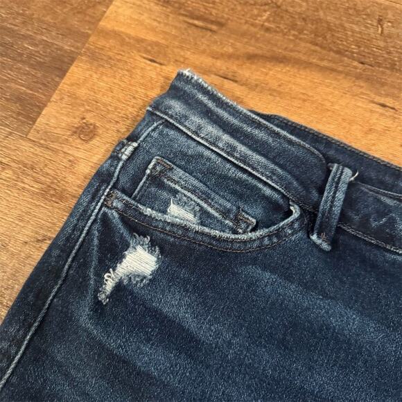 Flying Monkey High Rise Bootcut Jeans List Size 34" Measures 36" Inseam 29.5" - Picture 2 of 13